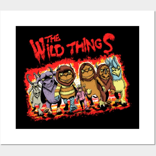 The Wild Things Wall Art by Zascanauta